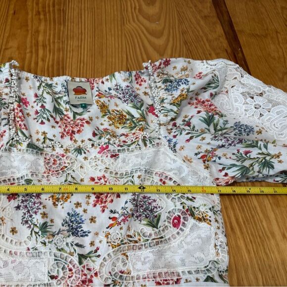 FARM RIO Delicate Forest Scarves Mini-Dress Women’s Size MED - Picture 13 of 16